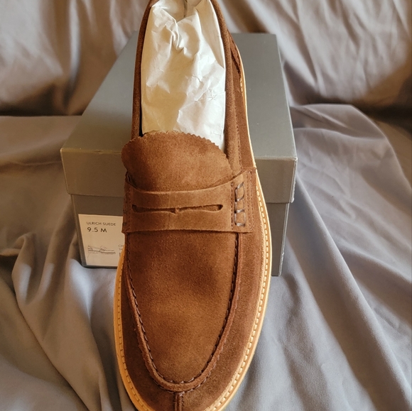 Men's aquatalia brown weatherproof loafer - Picture 3 of 5